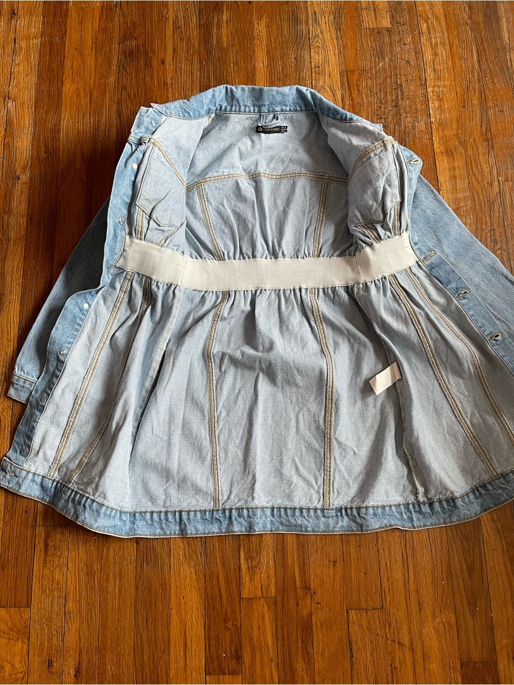 I Saw It First Light Wash Denim Dress - Picture 14 of 14